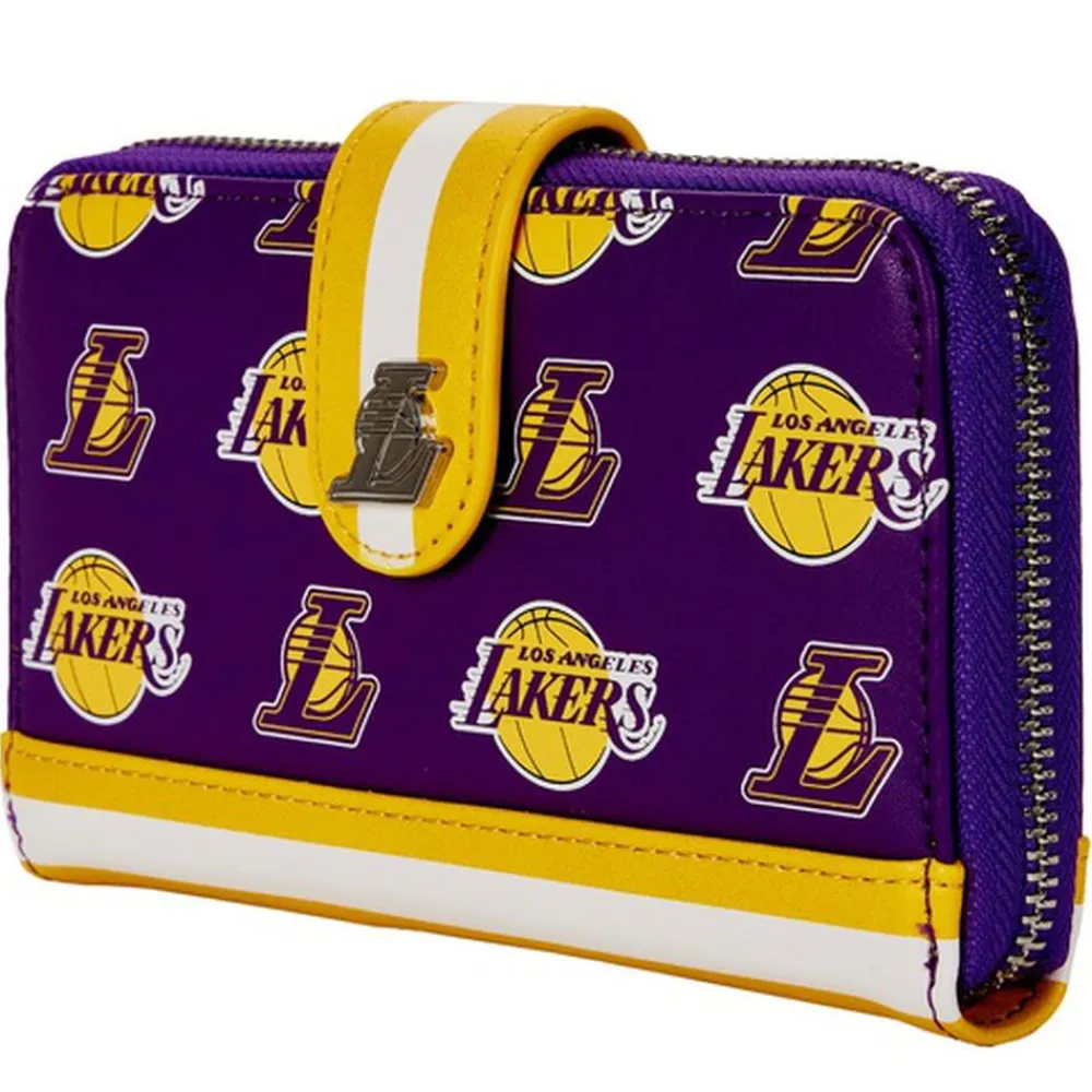 NBA Los Angeles Lakers Zip Around Wallet New