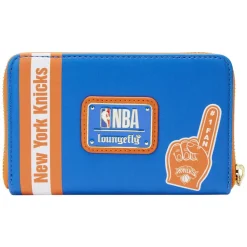 NBA New York Knicks Patch Icons Zip Around Wallet Fashion