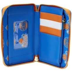 NBA New York Knicks Patch Icons Zip Around Wallet Fashion