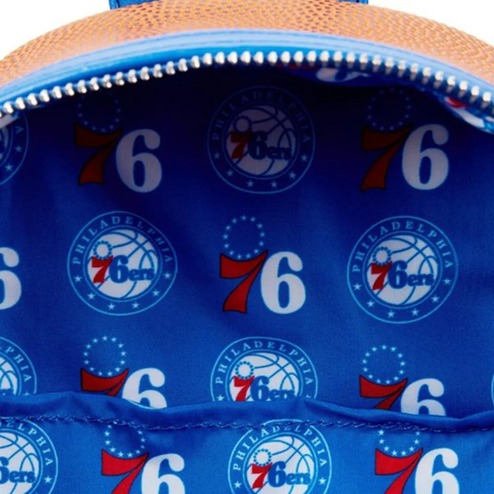 NBA Philadelphia 76Ers Basketball Logo Mini Backpack Cheap