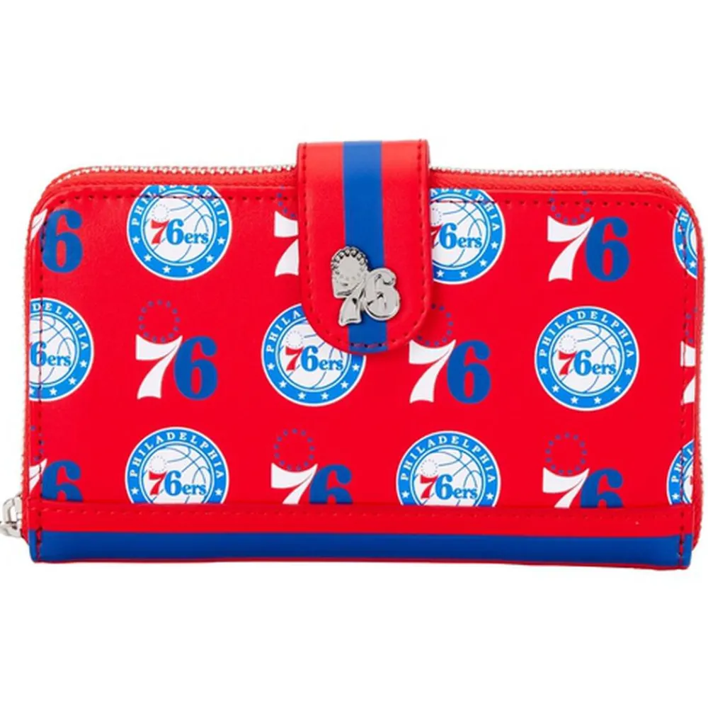 NBA Philadelphia 76Ers Logo Zip Around Wallet Best