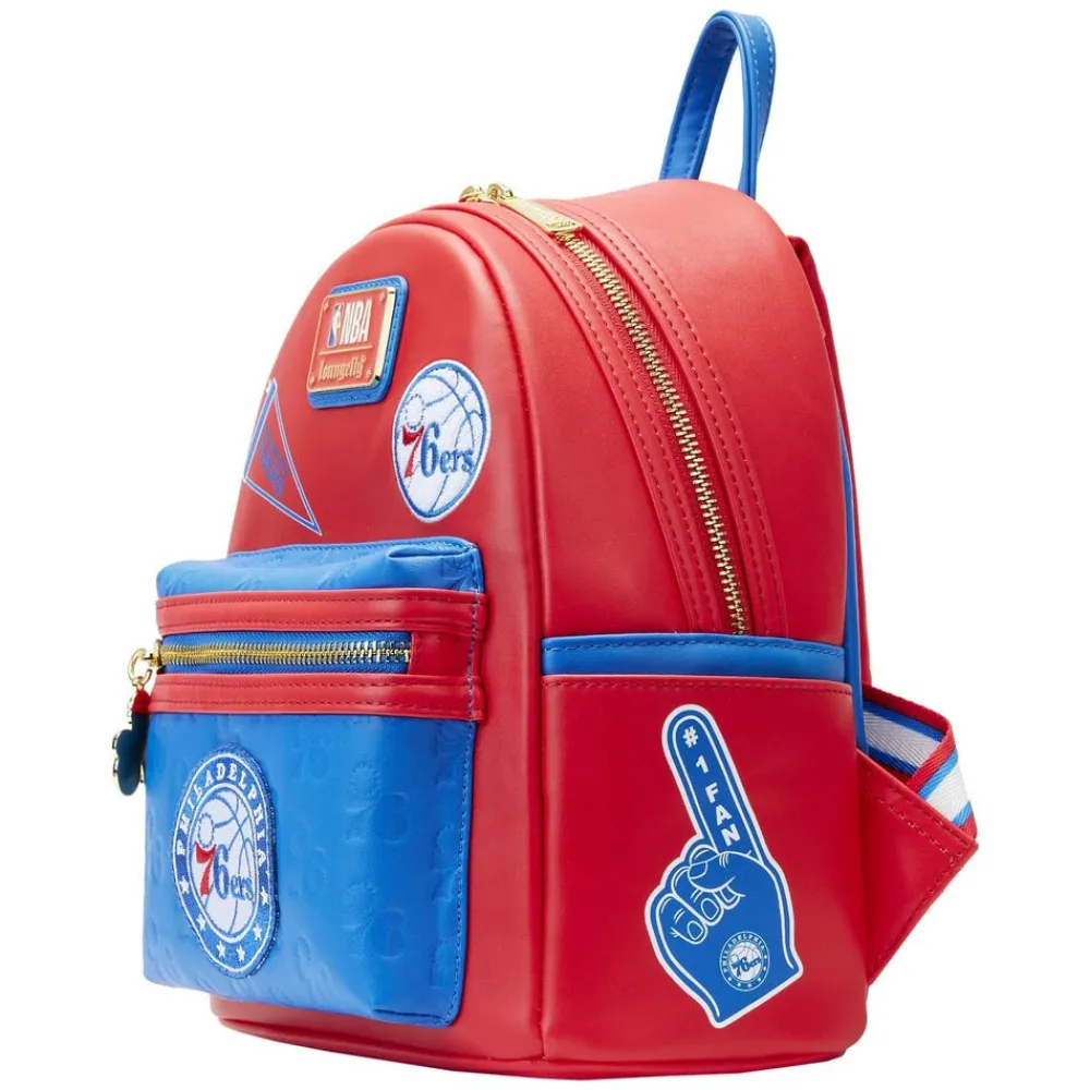 NBA Philadelphia 76Ers Patch Icons Mini Backpack Hot