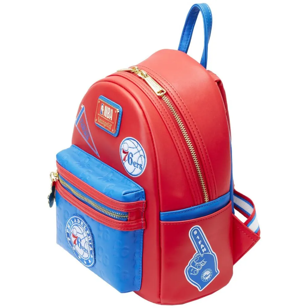 NBA Philadelphia 76Ers Patch Icons Mini Backpack Hot
