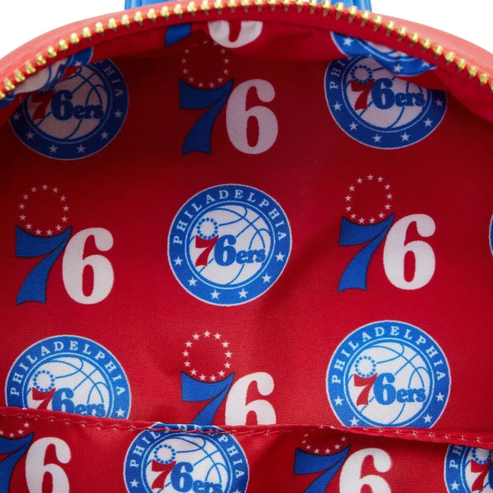 NBA Philadelphia 76Ers Patch Icons Mini Backpack Hot