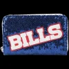 NFL Buffalo Bills Sequin Zip Around Wallet Best