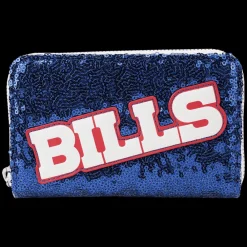 NFL Buffalo Bills Sequin Zip Around Wallet Best