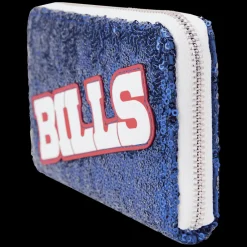 NFL Buffalo Bills Sequin Zip Around Wallet Best