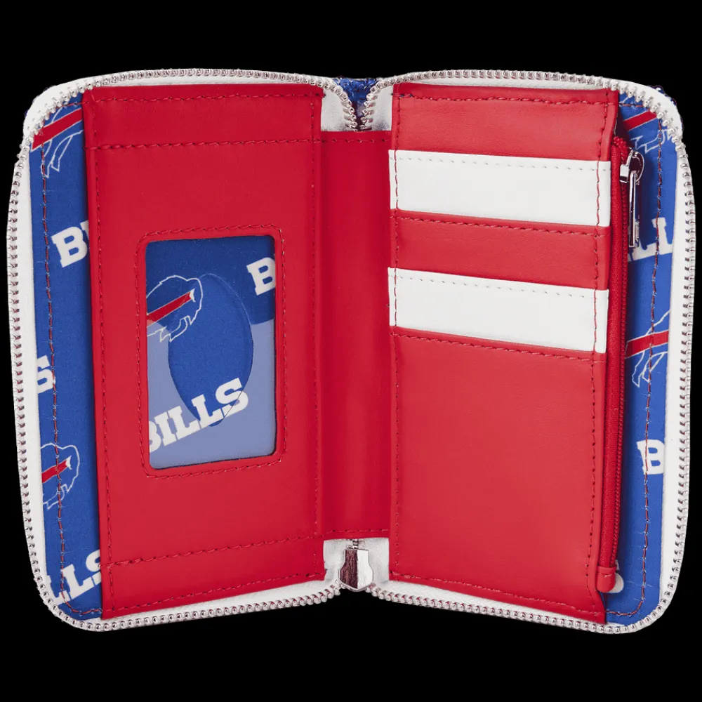 NFL Buffalo Bills Sequin Zip Around Wallet Best