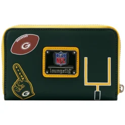 NFL Green Bay Packers Patches Zip Around Wallet Cheap