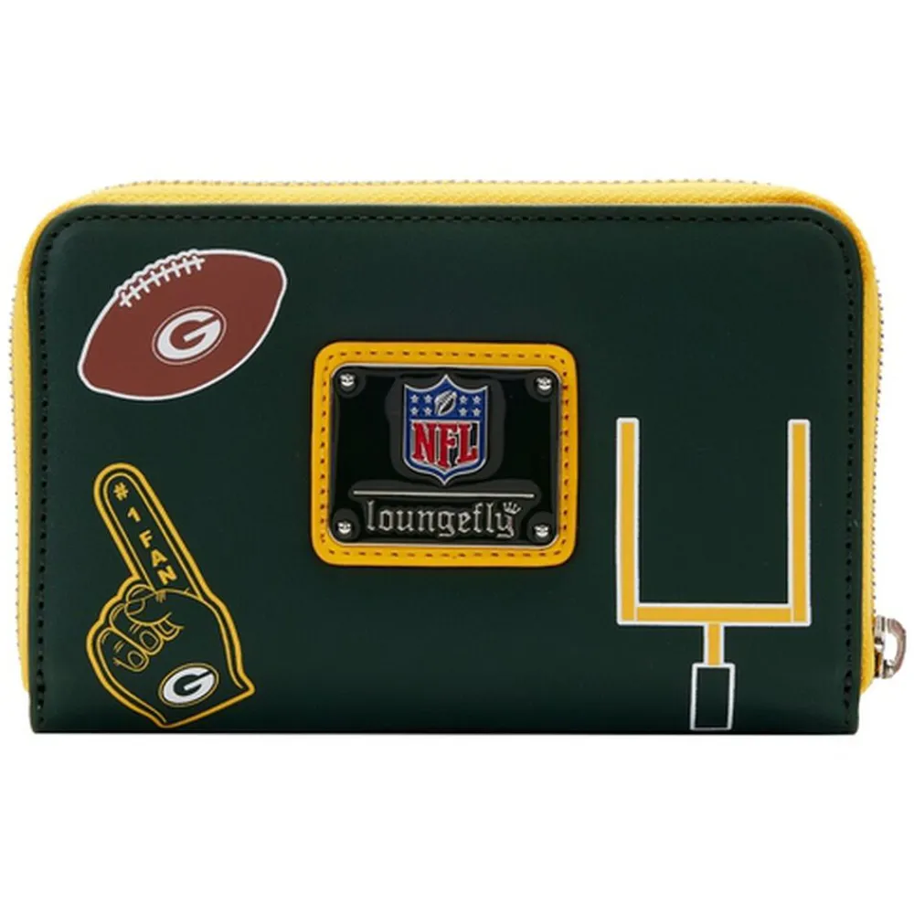 NFL Green Bay Packers Patches Zip Around Wallet Cheap
