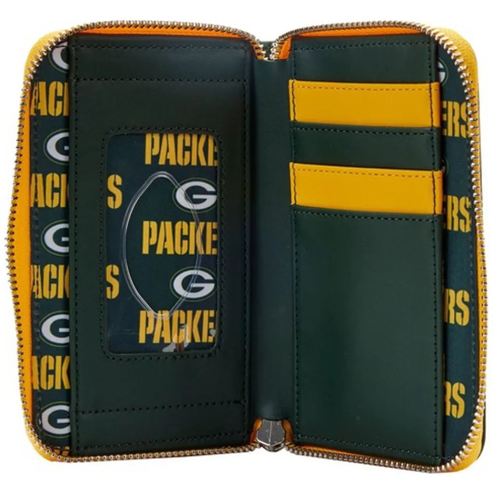 NFL Green Bay Packers Patches Zip Around Wallet Cheap