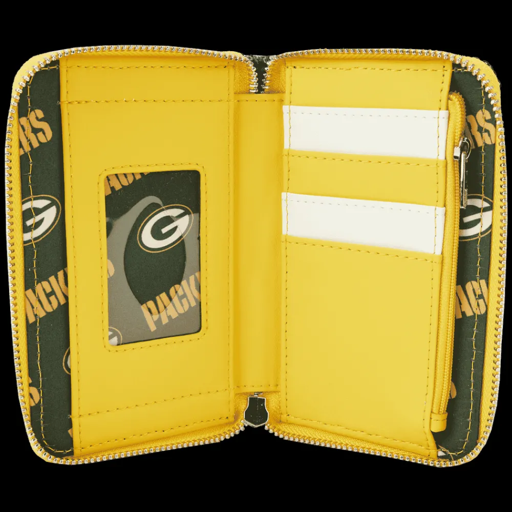 NFL Green Bay Packers Sequin Zip Around Wallet Best Sale