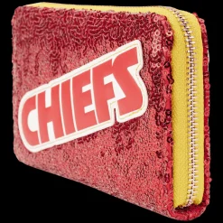 NFL Kansas City Chiefs Sequin Zip Around Wallet Best