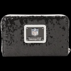 NFL Las Vegas Raiders Sequin Zip Around Wallet Cheap