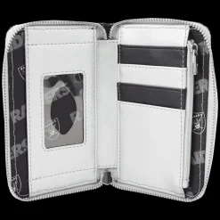 NFL Las Vegas Raiders Sequin Zip Around Wallet Cheap