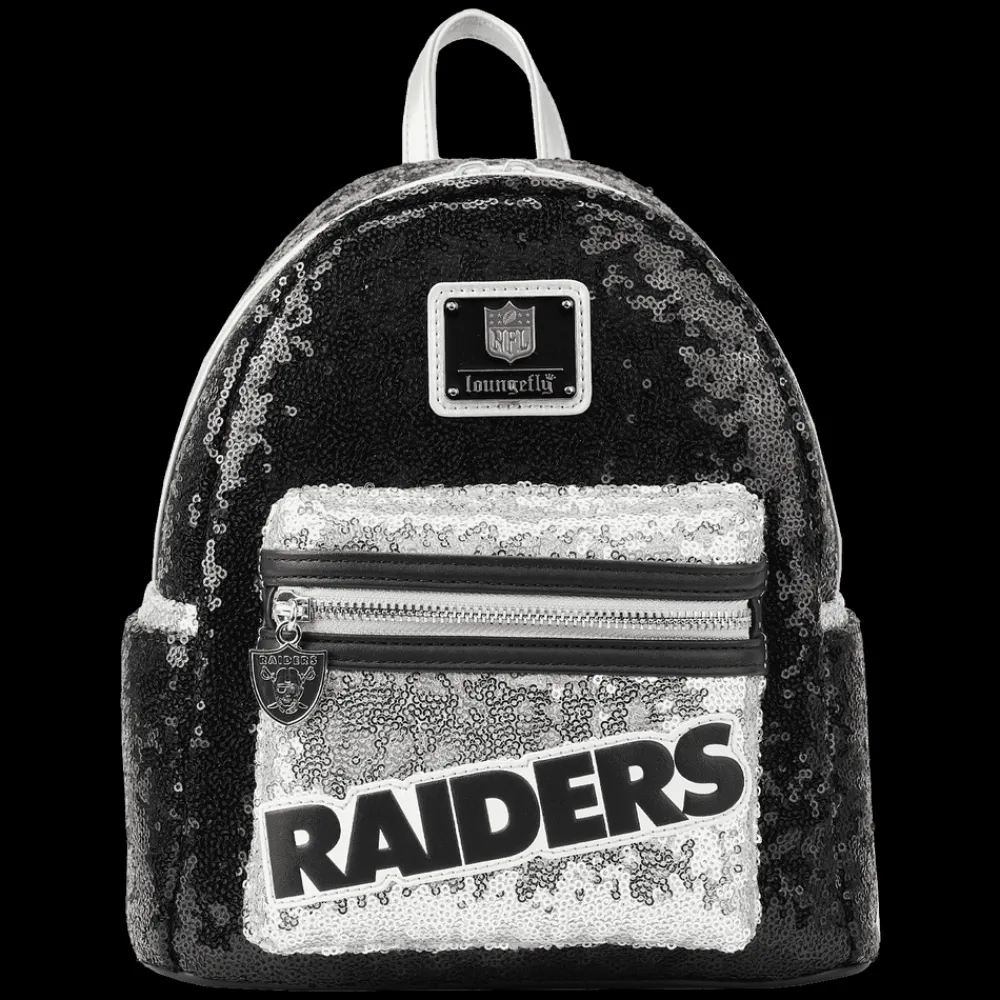 NFL Las Vegas Raiders Sequin Mini Backpack New