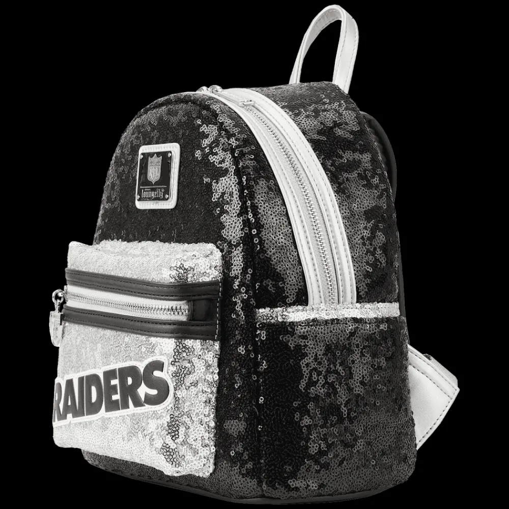 NFL Las Vegas Raiders Sequin Mini Backpack New