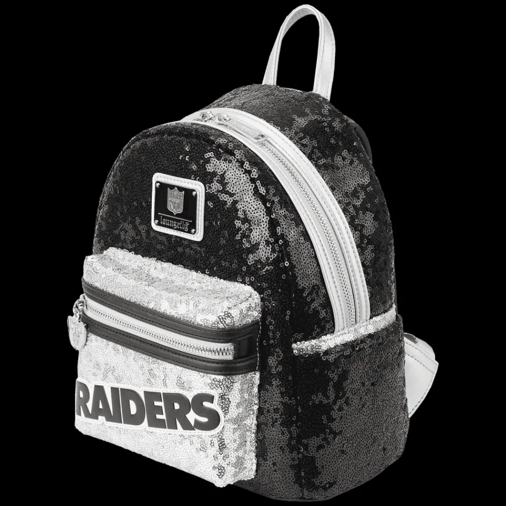NFL Las Vegas Raiders Sequin Mini Backpack New