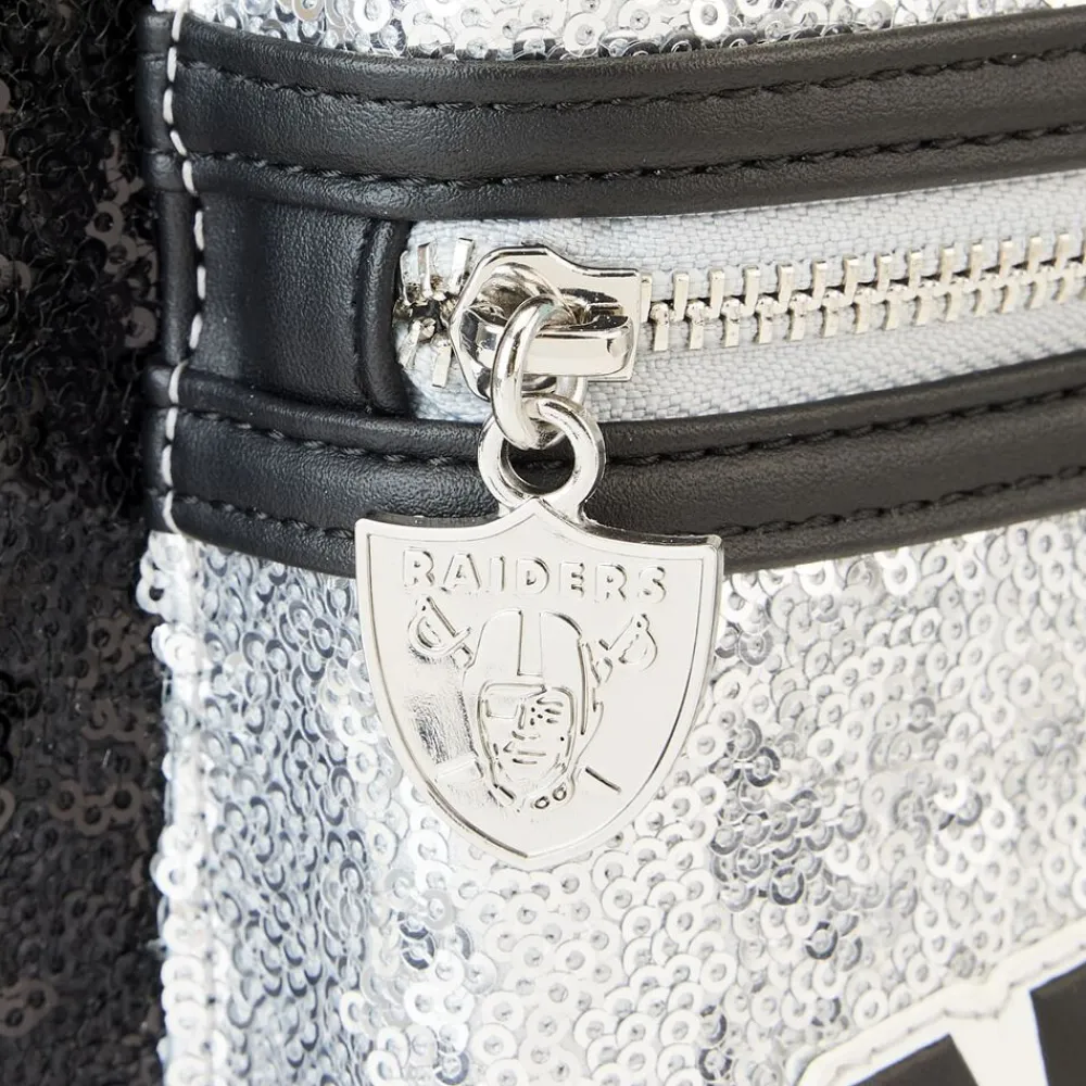 NFL Las Vegas Raiders Sequin Mini Backpack New