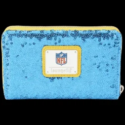 NFL Los Angeles Chargers Sequin Zip Around Wallet Cheap