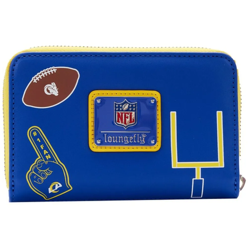 NFL Los Angeles Rams Patches Zip Around Wallet Best