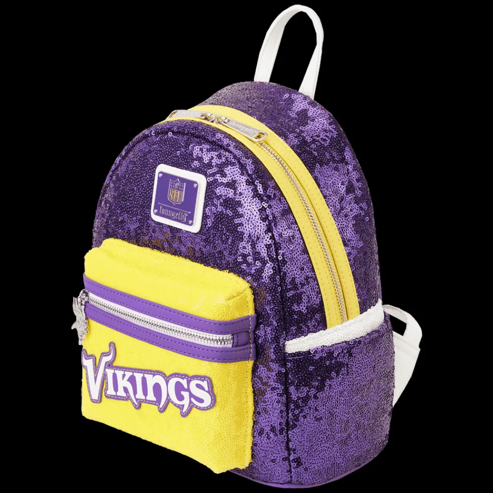 NFL Minnesota Vikings Sequin Mini Backpack Hot