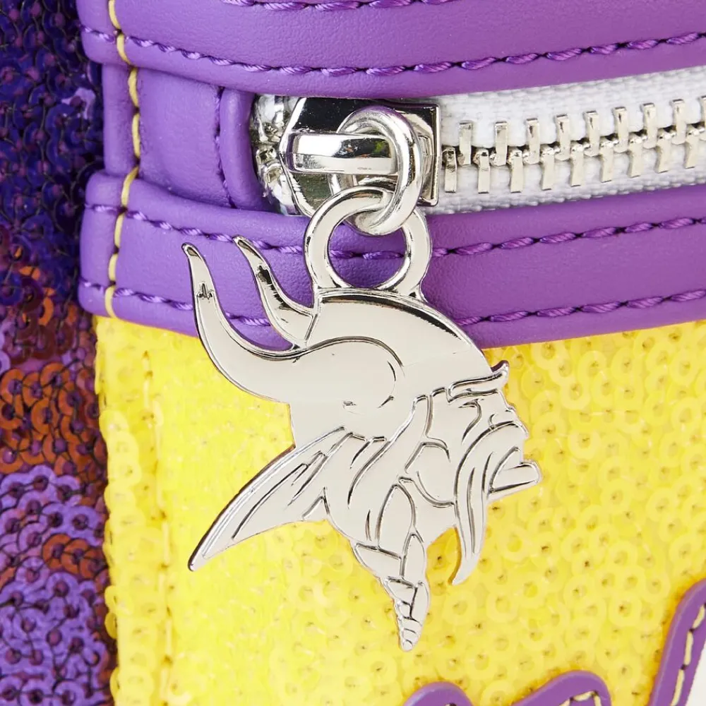 NFL Minnesota Vikings Sequin Mini Backpack Hot