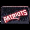 NFL New England Patriots Sequin Zip Around Wallet Best Sale