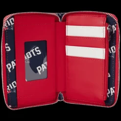 NFL New England Patriots Sequin Zip Around Wallet Best Sale