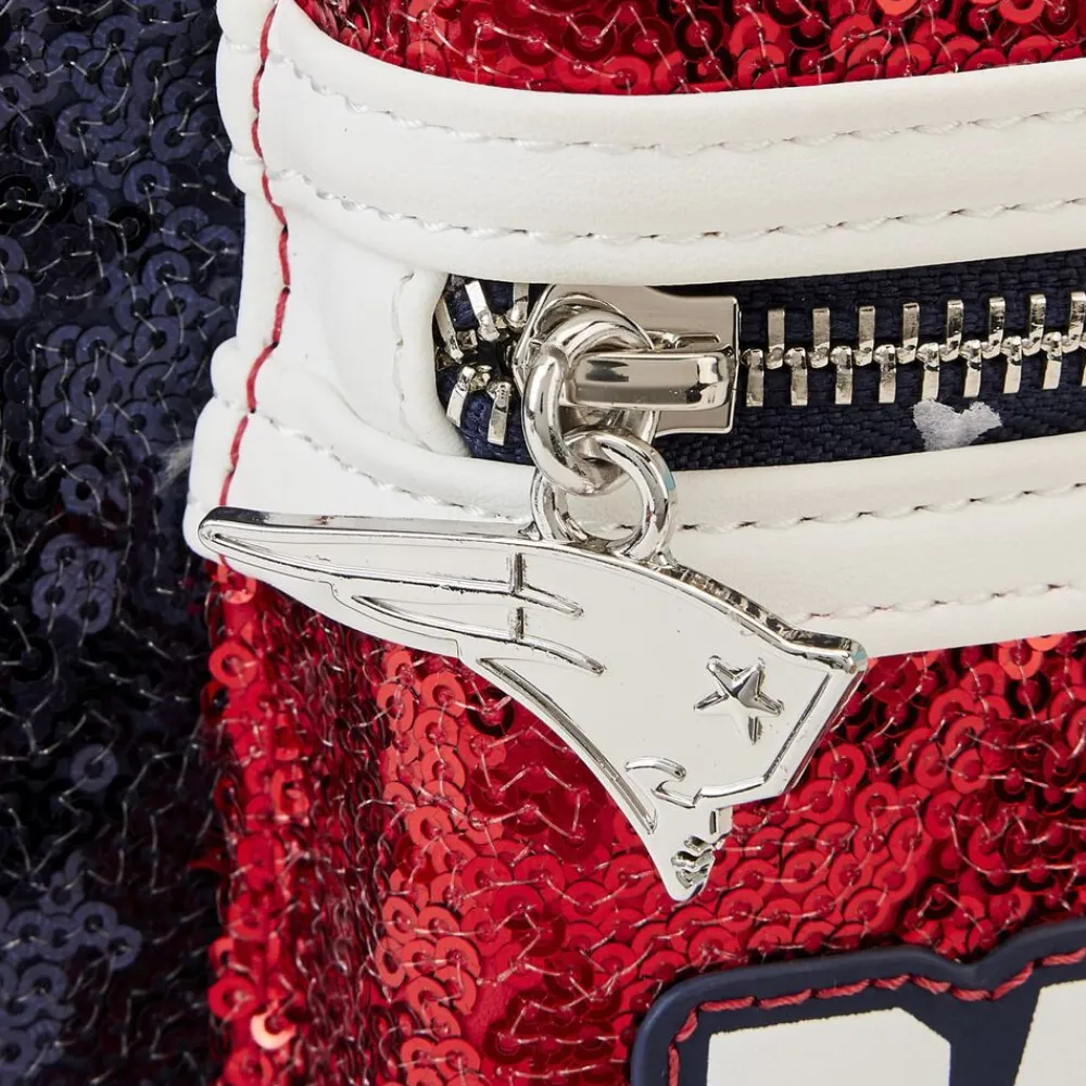 NFL New England Patriots Sequin Mini Backpack Discount