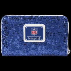 NFL New York Giants Sequin Zip Around Wallet Store