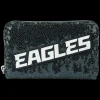 NFL Philadelphia Eagles Sequin Zip Around Wallet Flash Sale