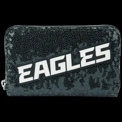 NFL Philadelphia Eagles Sequin Zip Around Wallet Flash Sale