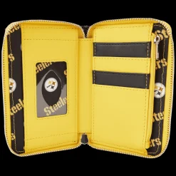 NFL Pittsburgh Steelers Sequin Zip Around Wallet Cheap
