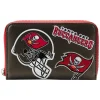 NFL Tampa Bay Buccaneers Patches Zip Around Wallet Flash Sale
