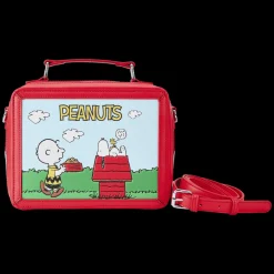Peanuts Charlie Brown Vintage Lunchbox Crossbody Bag Flash Sale