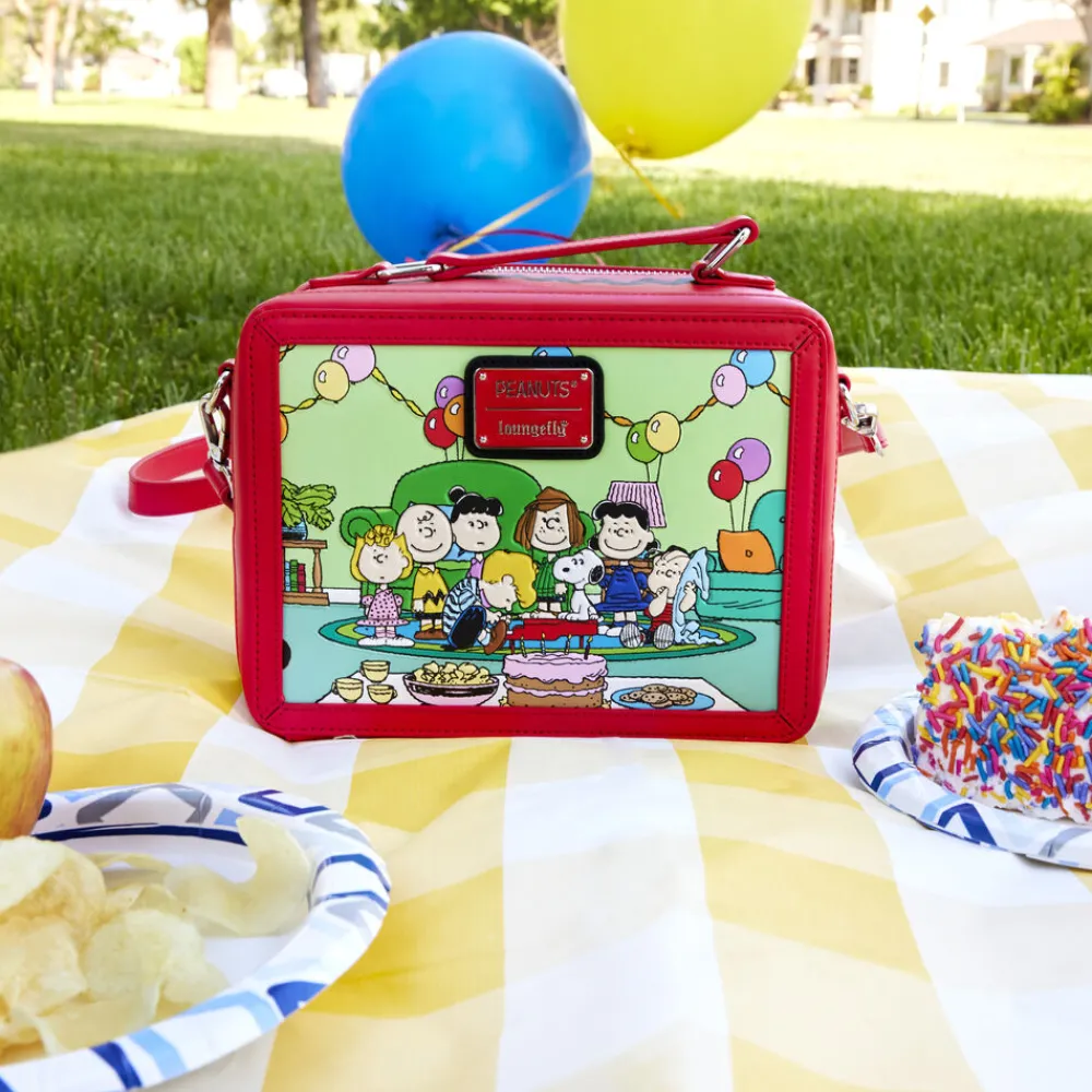 Peanuts Charlie Brown Vintage Lunchbox Crossbody Bag Flash Sale