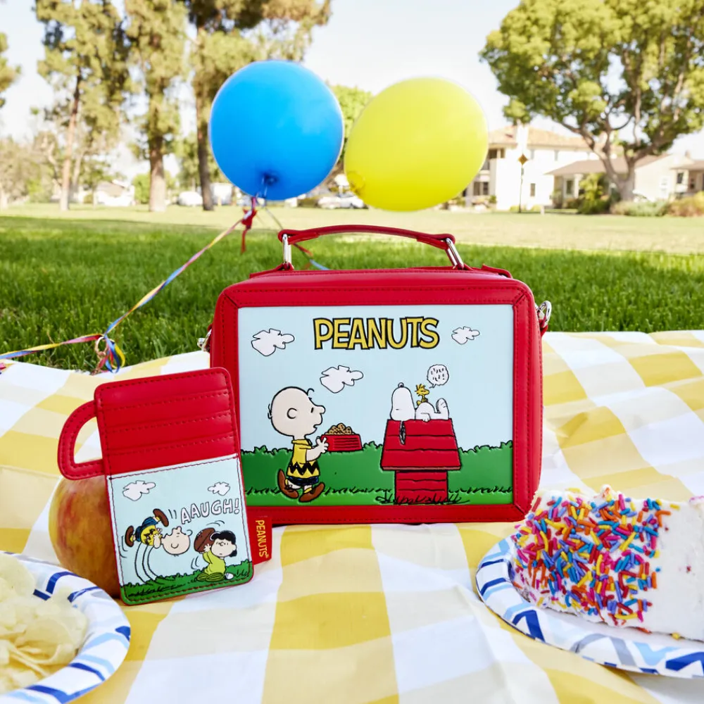 Peanuts Charlie Brown Vintage Lunchbox Crossbody Bag Flash Sale