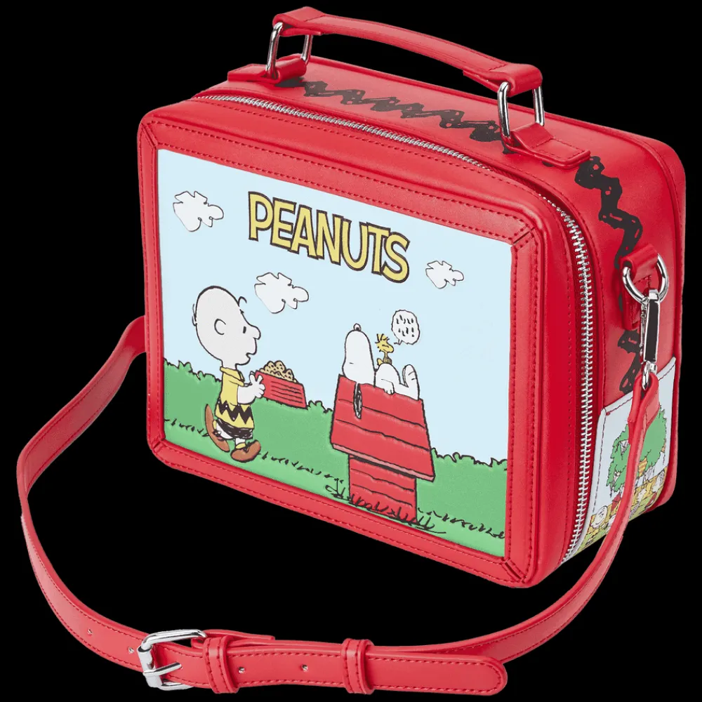Peanuts Charlie Brown Vintage Lunchbox Crossbody Bag Flash Sale