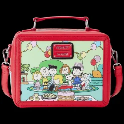 Peanuts Charlie Brown Vintage Lunchbox Crossbody Bag Flash Sale