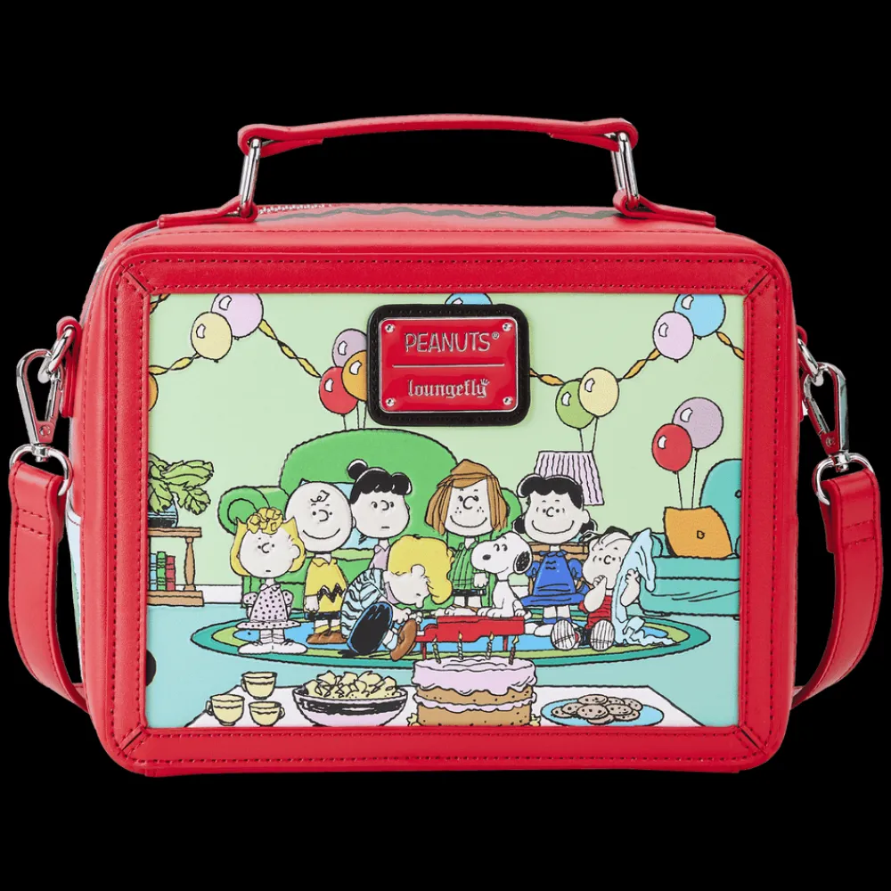 Peanuts Charlie Brown Vintage Lunchbox Crossbody Bag Flash Sale