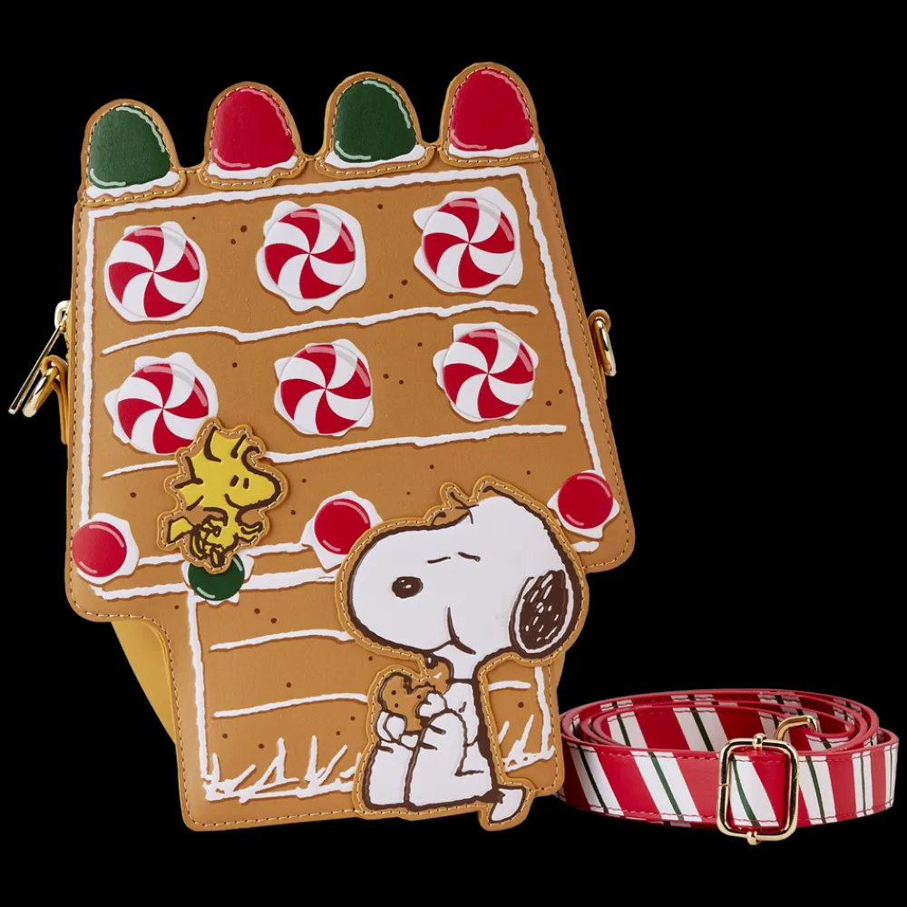 Peanuts Snoopy Gingerbread House Scented Crossbody Bag Discount