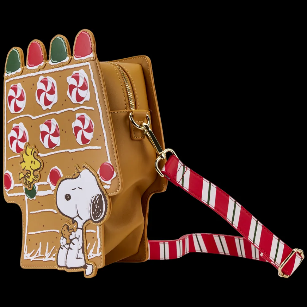 Peanuts Snoopy Gingerbread House Scented Crossbody Bag Discount
