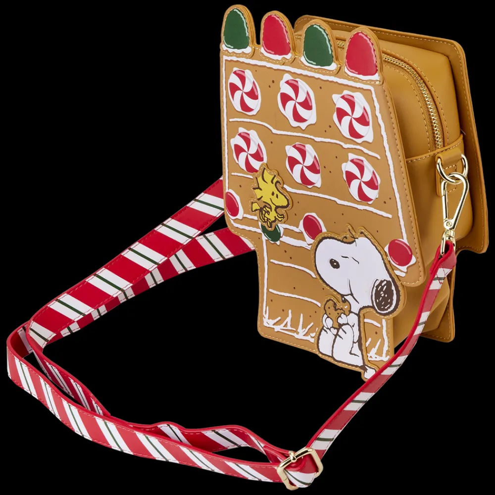 Peanuts Snoopy Gingerbread House Scented Crossbody Bag Discount