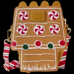 Peanuts Snoopy Gingerbread House Scented Crossbody Bag Discount