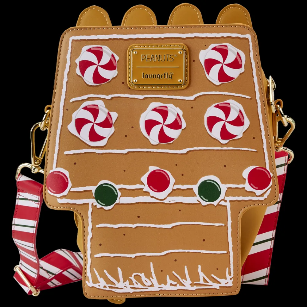 Peanuts Snoopy Gingerbread House Scented Crossbody Bag Discount