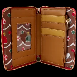 Peanuts Snoopy Gingerbread Wreath Scented Zip Around Wallet Shop