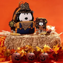 Peanuts Snoopy Scarecrow Cosplay Zip Around Wallet Best Sale