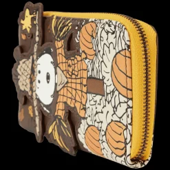 Peanuts Snoopy Scarecrow Cosplay Zip Around Wallet Best Sale