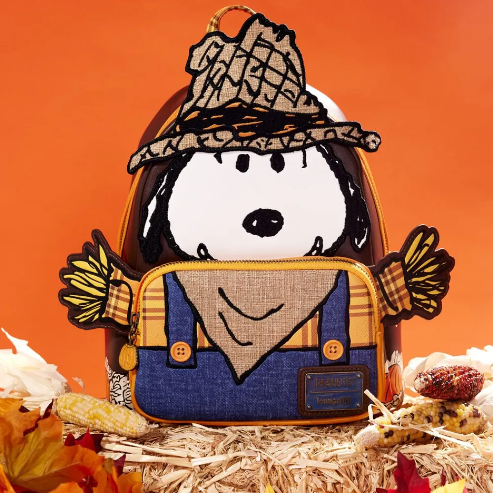 Peanuts Snoopy Scarecrow Cosplay Mini Backpack Best
